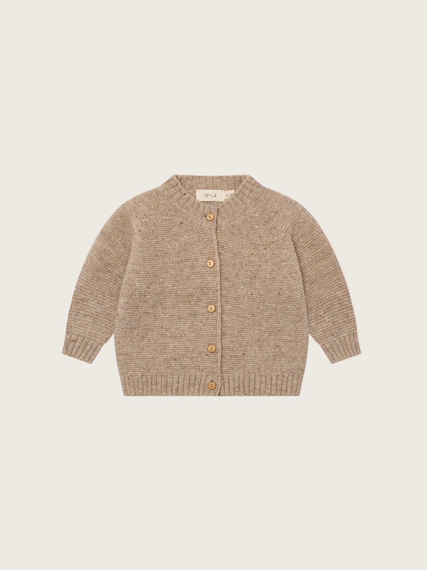 OATMEAL WOOL CARDIGAN [organic zoo] (25AW)
