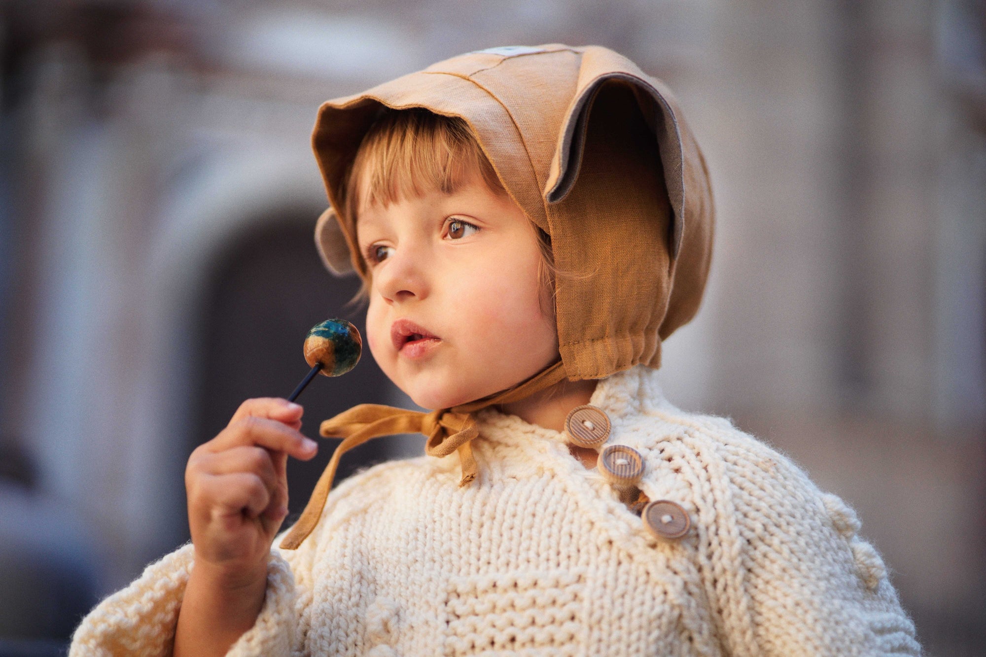 【オーダー会】'FOX' LINEN BONNET [SHOMKA] 【2026年5月下旬以降順次発送】