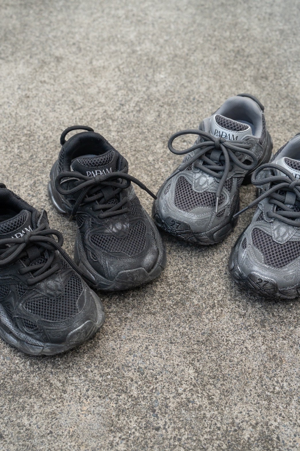 Vintage wolf sneaker - Midnight Black [PADAM] (25AW)