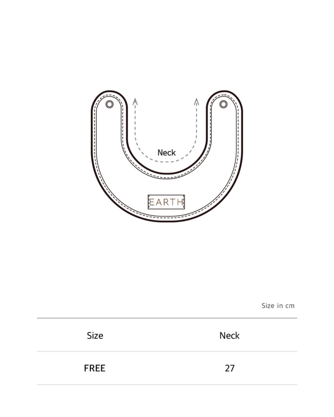 Organic new born bib - Ecru Cream [EARTH THE ARCHIVE] (26AW)
