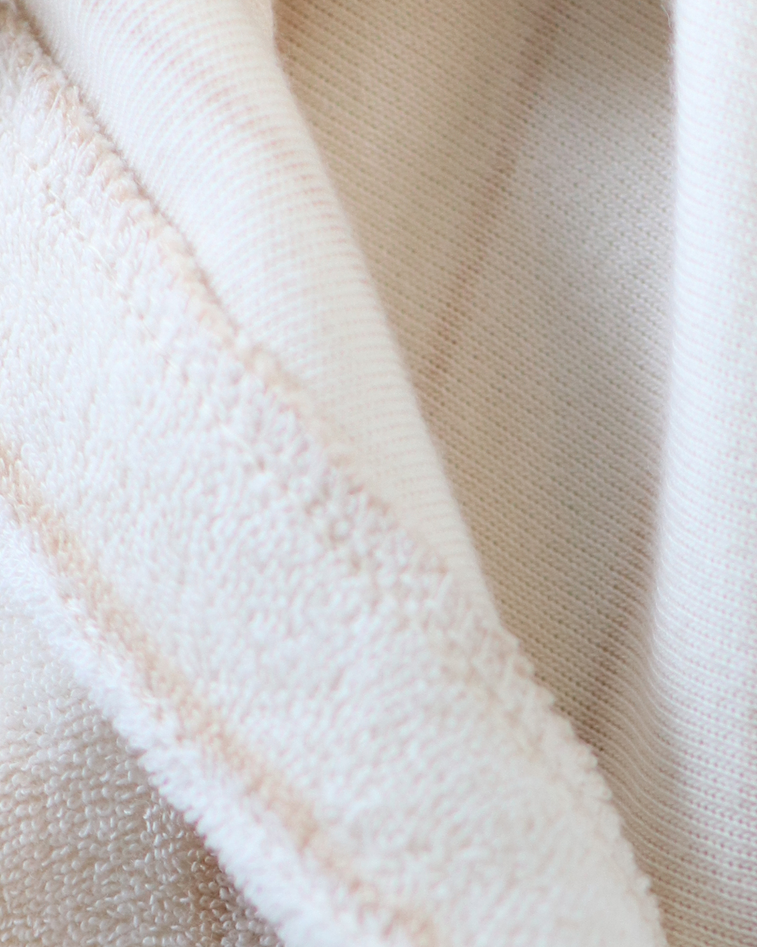 Hoodie cape - Beige Stripe [EARTH THE ARCHIVE] (26AW)