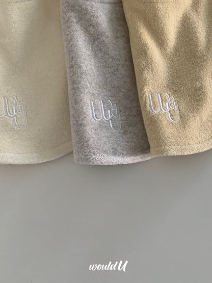 【オーダー会】cloud terry bibs [wouldU]【2025年11月下旬以降順次お届け予定】