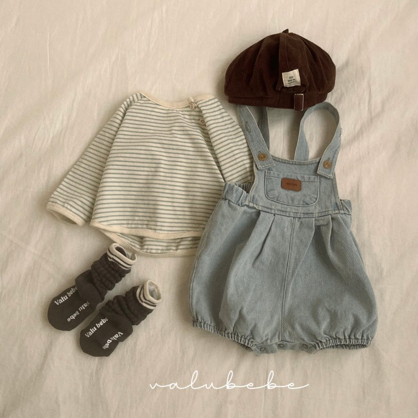 pumpkin denim suit
