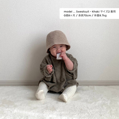 【26年11月オーダー会】 Baby Sweatsuit [EARTH THE ARCHIVE] (全5色) 【2026年3月上旬以降お届け予定】