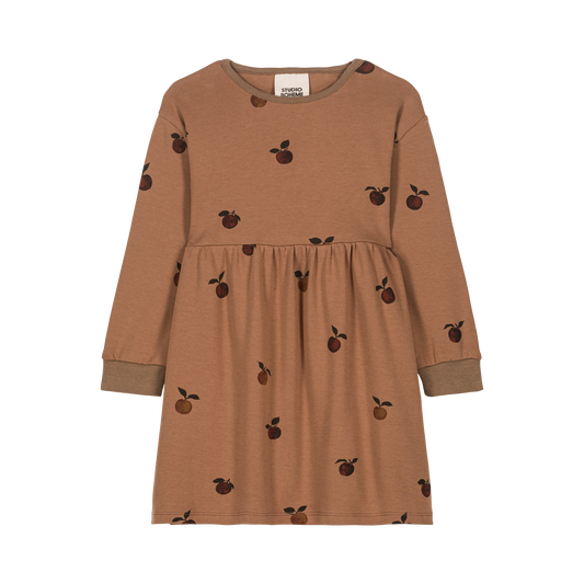 【OUTLET】DRESS HOY -  MILK CHOCOLATE / APPLES