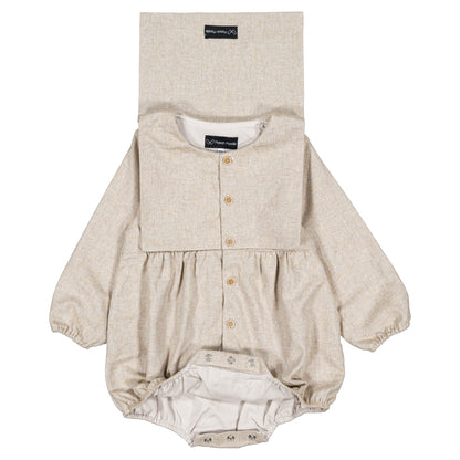 【オーダー会】 Romper ALMA - flannel beige [Maison Marelle](25AW Drop1) 【2025年12月中旬以降発送予定】