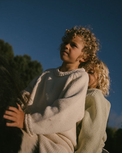 Knit top - Light Olive [EARTH THE ARCHIVE] (26AW)