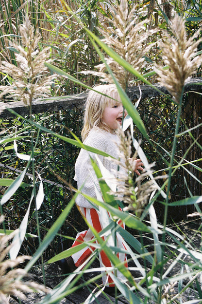 Organic Fringe Rib Knit Pull Over - Natural [GROWN] (26AW)drop3