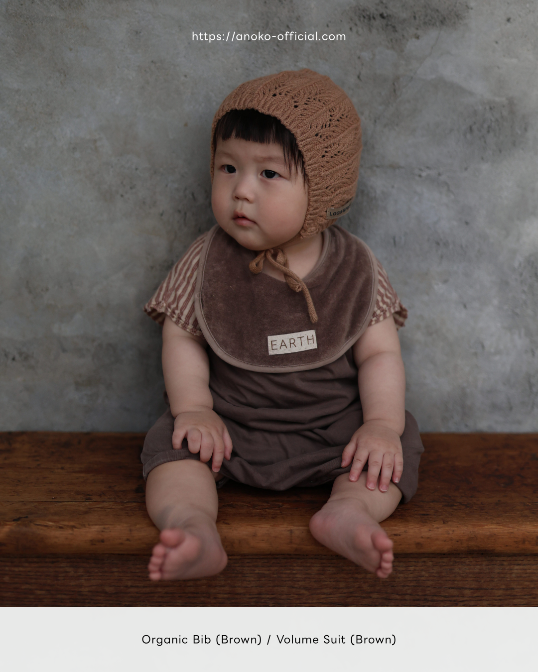 Organic Bib - Ecru Cream [EARTH THE ARCHIVE] (26AW)