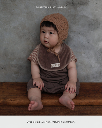 Organic Bib - Ecru Cream [EARTH THE ARCHIVE] (26AW)