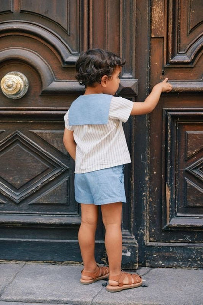 Short SUFFREN- blue denim [Maison Marelle](25SS DROP2)