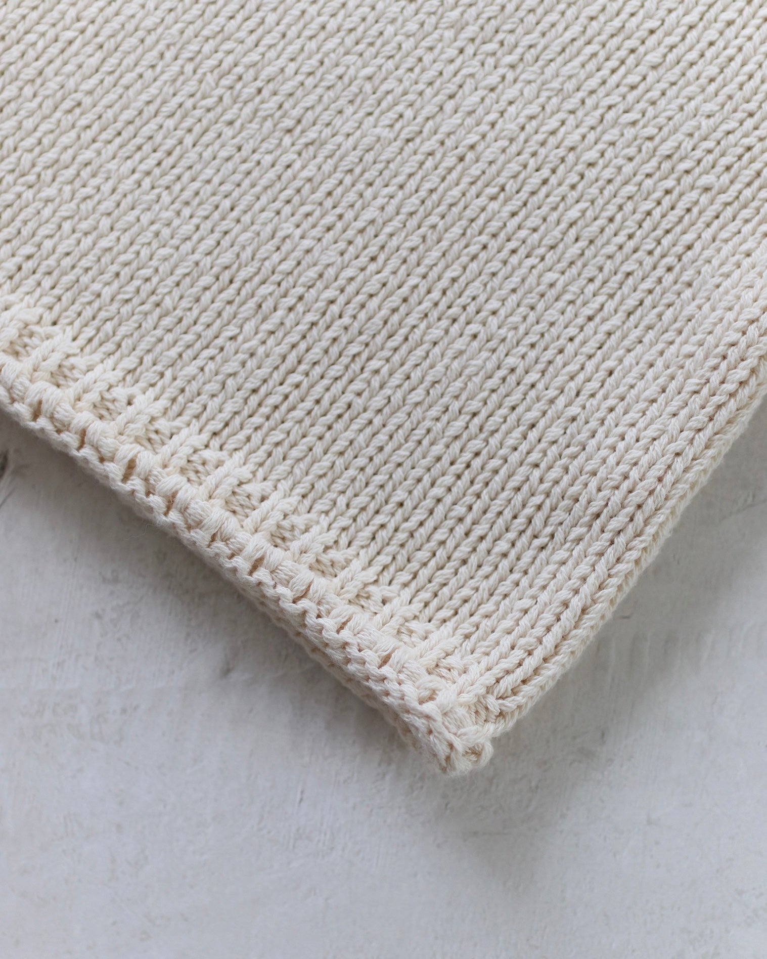 Knit top - Cream [EARTH THE ARCHIVE] (26AW)