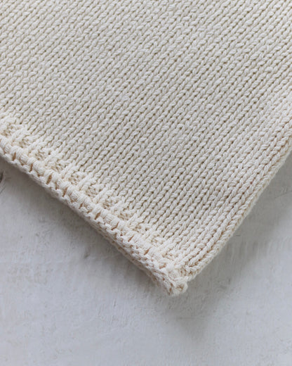 Knit top - Cream [EARTH THE ARCHIVE] (26AW)