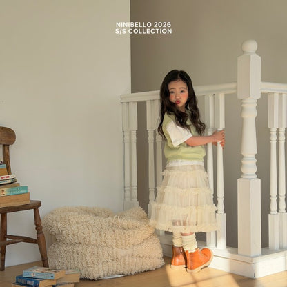 【予約販売】Mille-feuille skirt [NINIBELLO] (26SS)【2026年2月下旬以降順次発送】