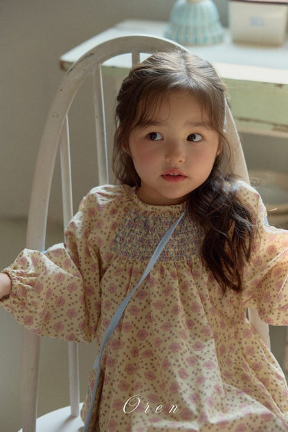 【予約商品】Daisy Smoke One Piece [Oren] (26SS)【2026年3月中旬以降順次発送】