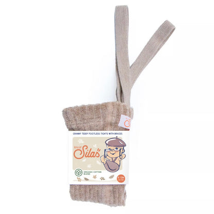Granny Teddy Footless Tights With Braces - Peanut Blend [SILLY Silas]