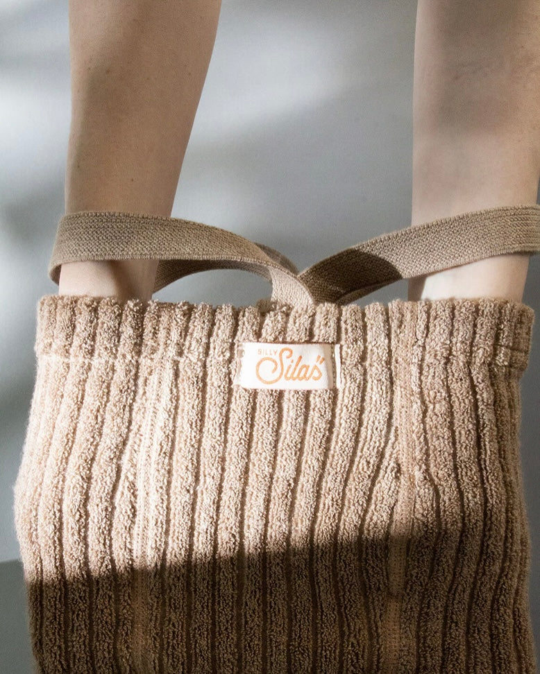Granny Teddy Footed Tights With Braces - Granola [SILLY Silas]