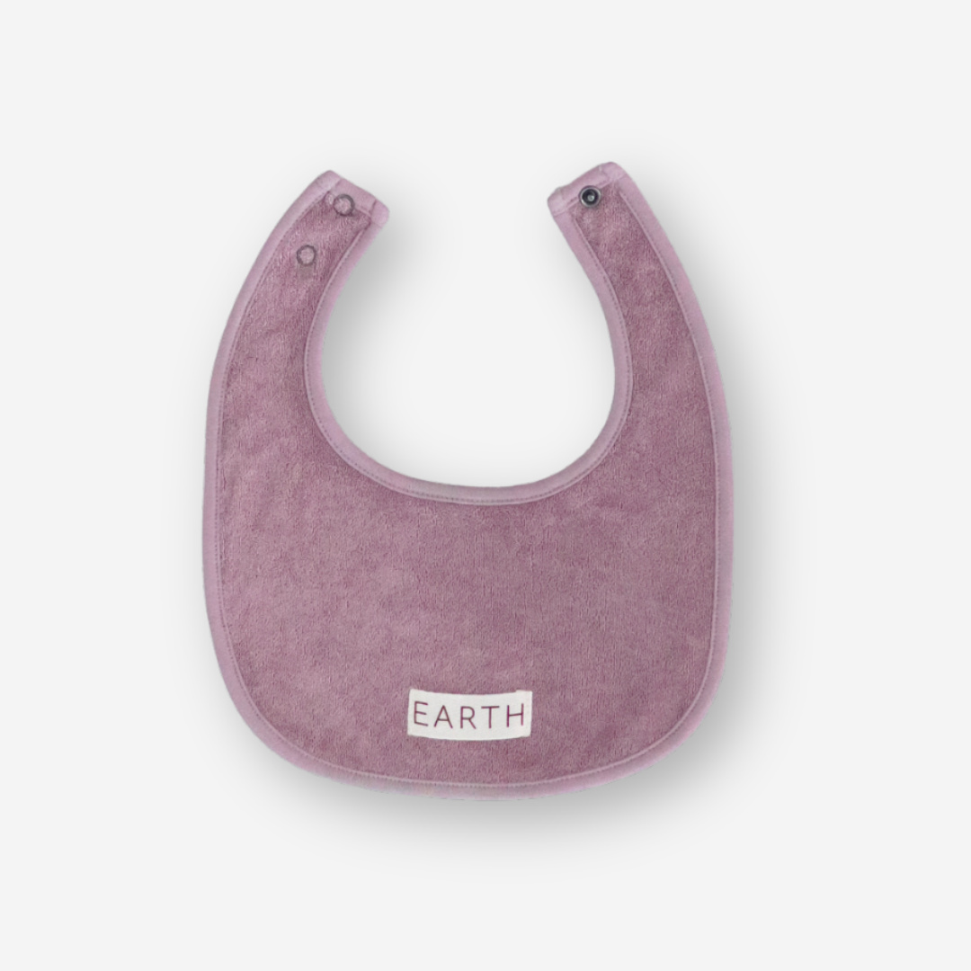 Organic Bib - Cotton Lavender [EARTH THE ARCHIVE] (26AW)