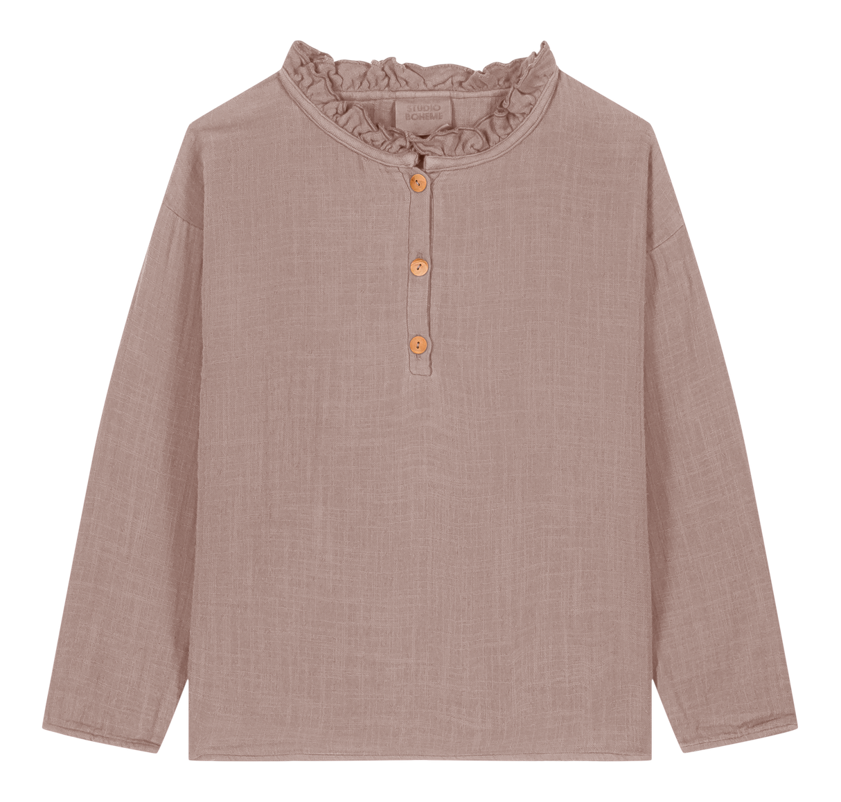【予約販売】 OLYMPE BLOUSE - LIGHT MAUVE [STUDIO BOHEME] (25AW) 【2025年9月中旬以降入荷予定】