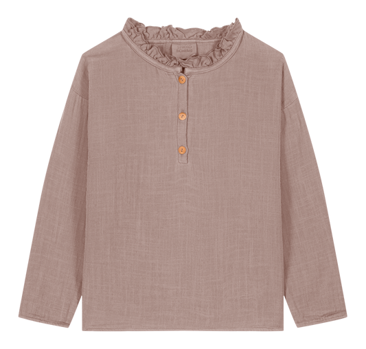 【予約販売】 OLYMPE BLOUSE - LIGHT MAUVE [STUDIO BOHEME] (25AW) 【2025年9月中旬以降入荷予定】