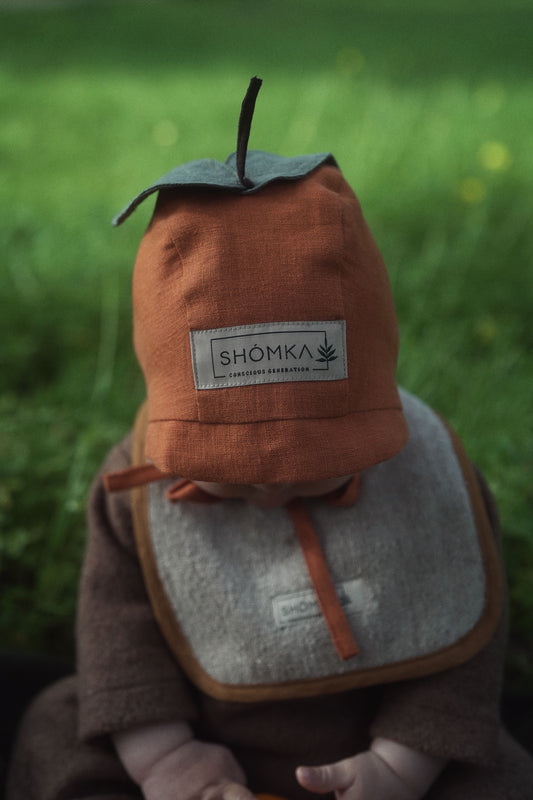 【オーダー会】'TANGERINE' LINEN FRUITS BONNET [SHOMKA] 【2026年4月中旬以降順次発送】