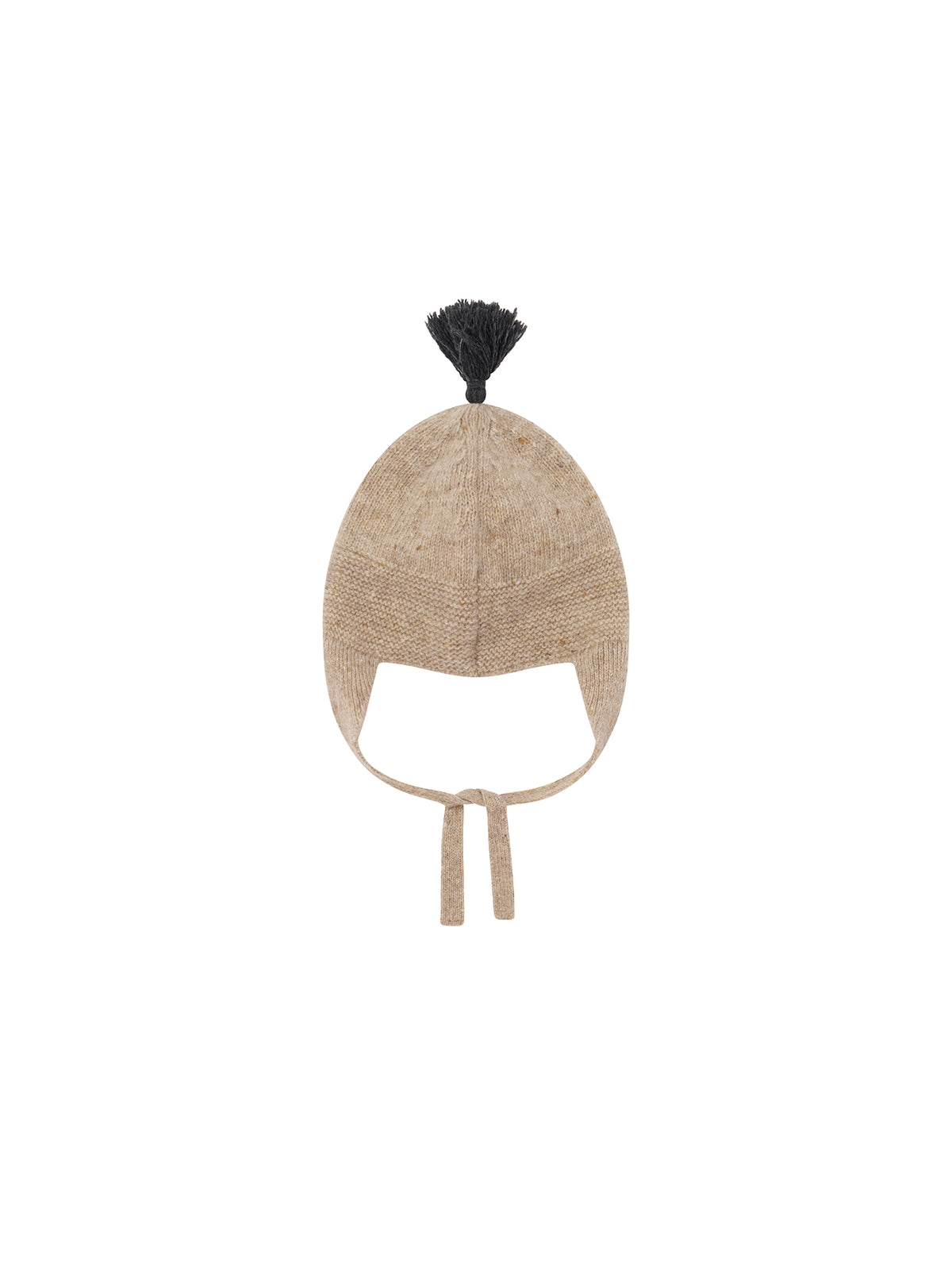Oatmeal contrast Tassel Hat [Organic Zoo](26AW)drop1