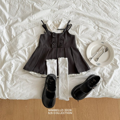 【予約販売】Vanilla cotton shirt [NINIBELLO] (26SS)【2026年2月下旬以降順次発送】