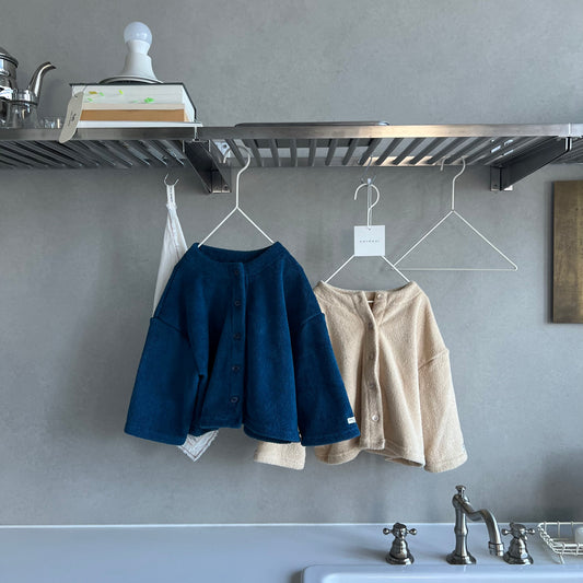 【予約商品】terry cardigan [Oatmeal] (26SS)【2026年3月中旬以降順次発送】