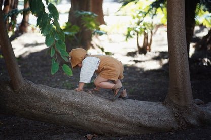 【オーダー会】'BEAR' LINEN BONNET [SHOMKA] 【2026年4月中旬以降順次発送】