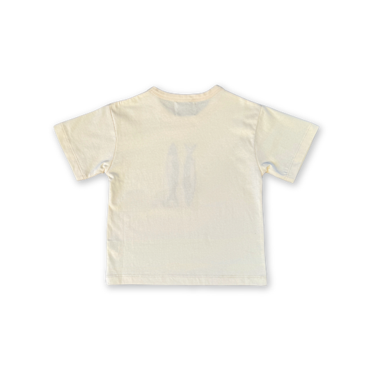 Organic Sardine Embroidered Tee - Milk [GROWN] (25HOL)