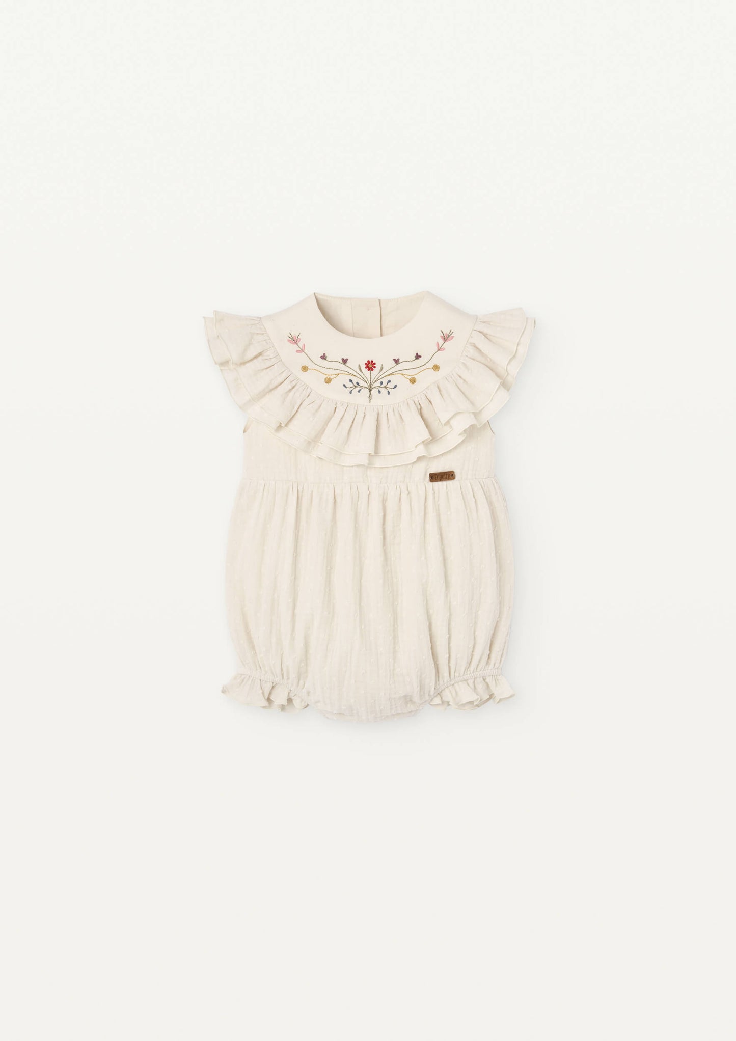Frill Rompers - Off White [Popelin] (25SS)