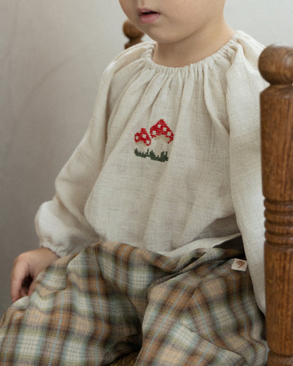 Little Mushroom Blouse [Doucement] (25AW)【2025年10月下旬以降お届け予定】