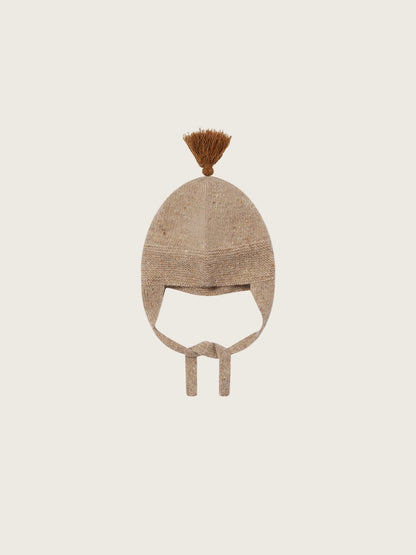 OATMEAL CONTRAST TASSEL HAT [organic zoo] (25AW)