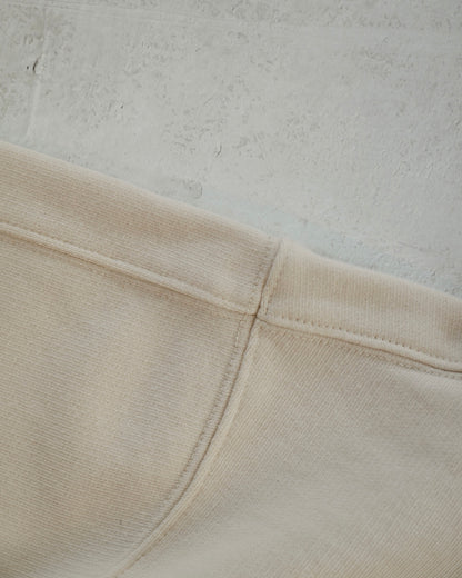 Organic French terry suit - Cream [EARTH THE ARCHIVE] (26AW)