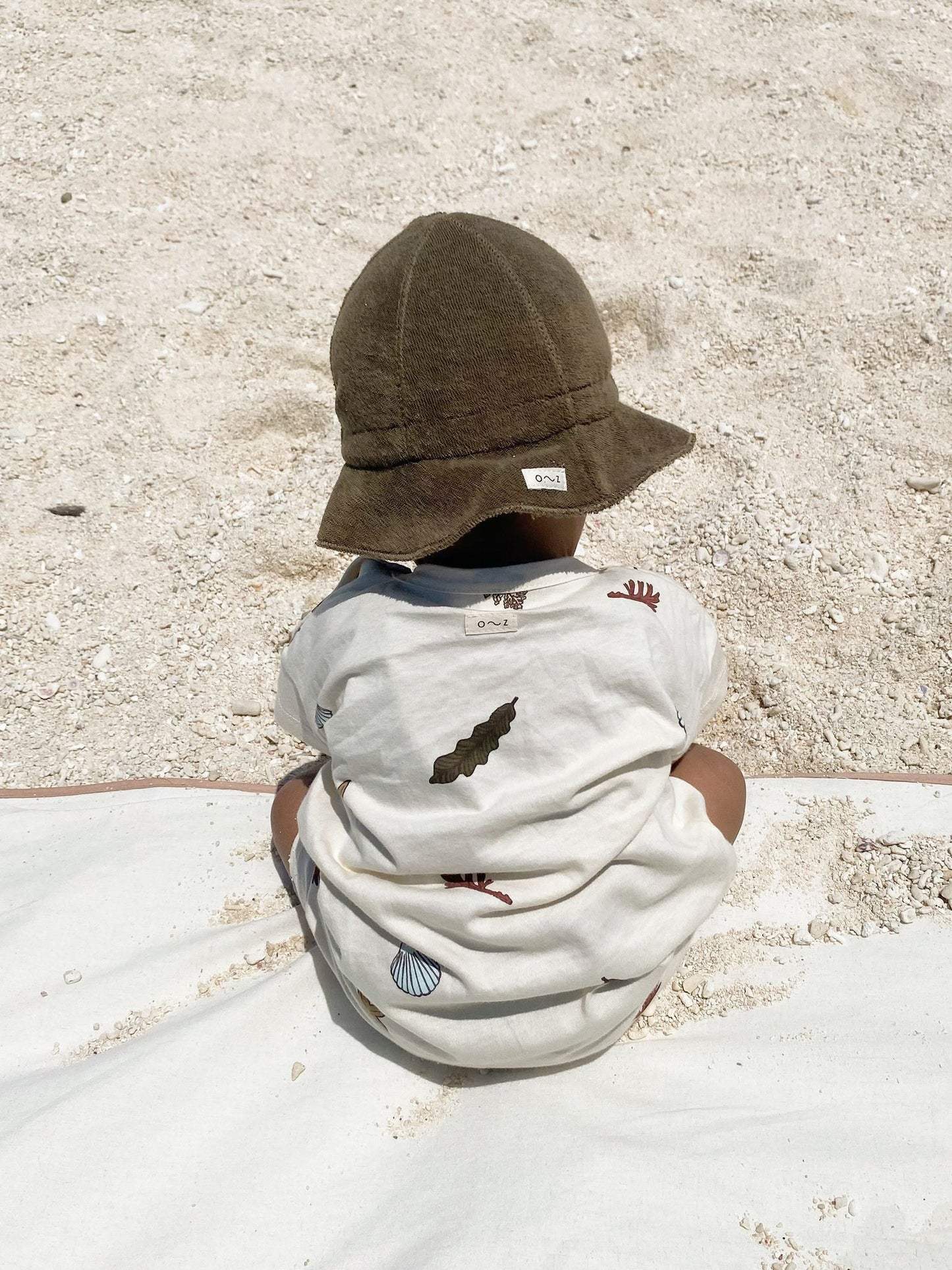 OLIVE TERRY SUN HAT [organic zoo]