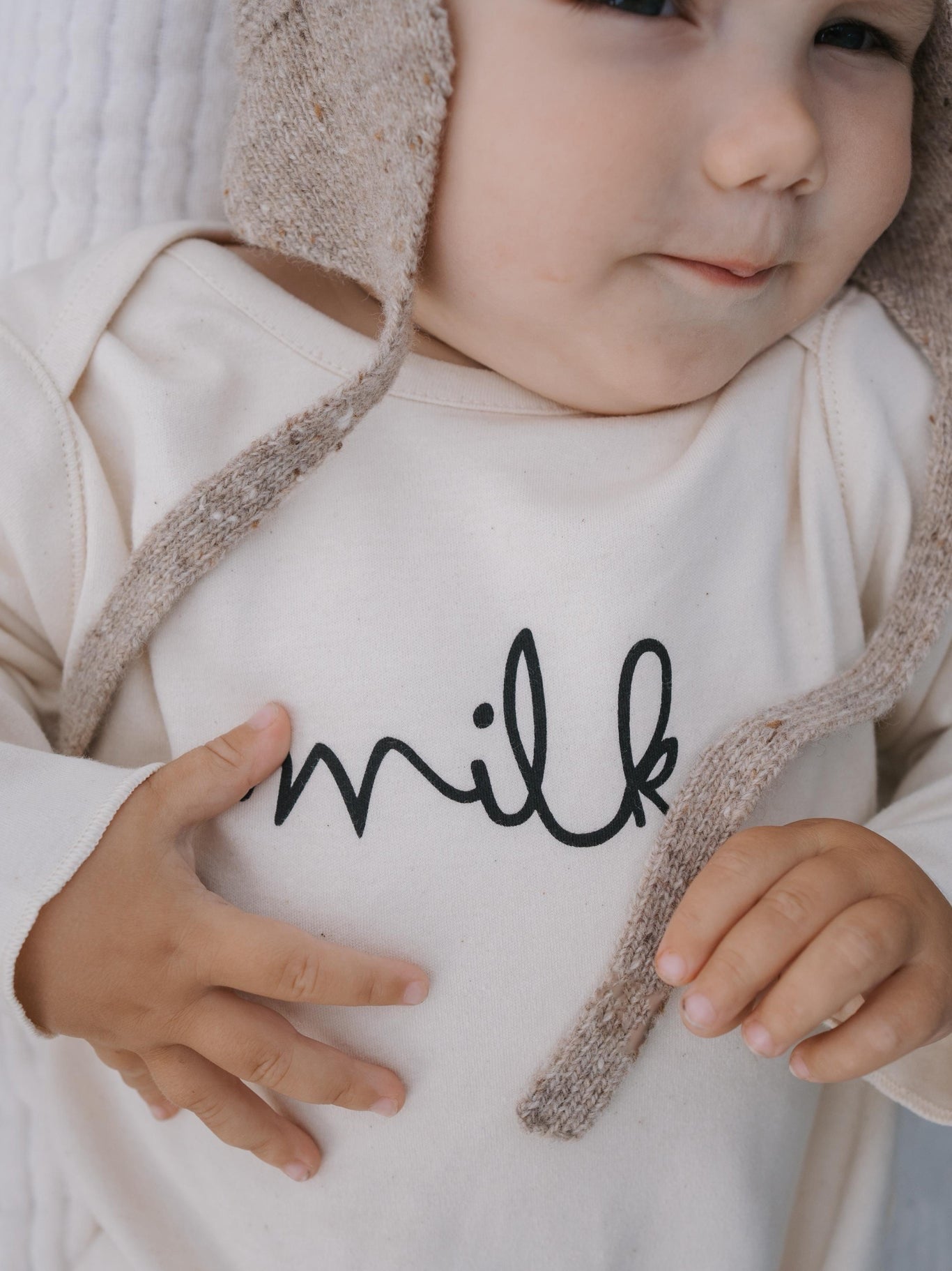 O~Z UNDYED MILK PLAYSUIT [organic zoo]