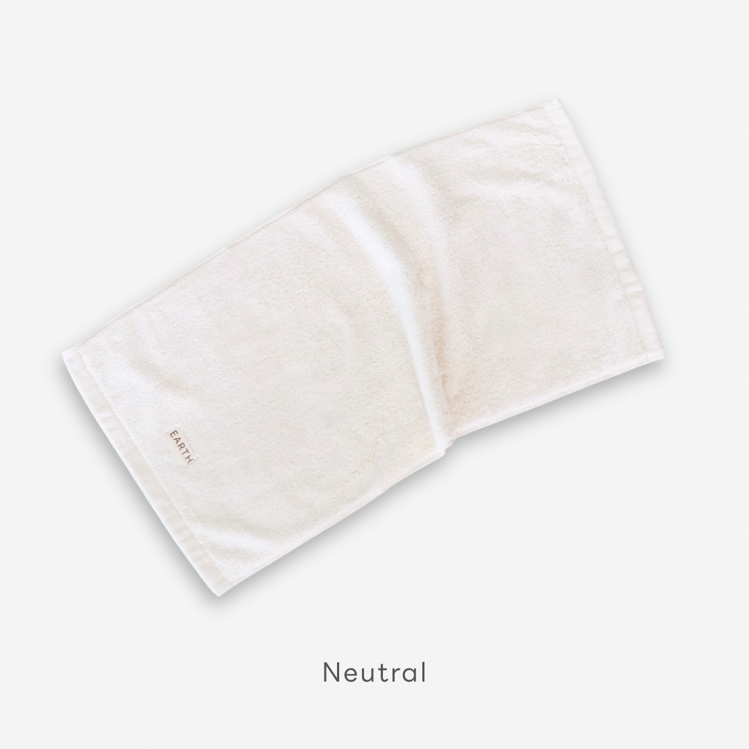 Plant Dyed Organic Towel - Face [EARTH THE ARCHIVE]