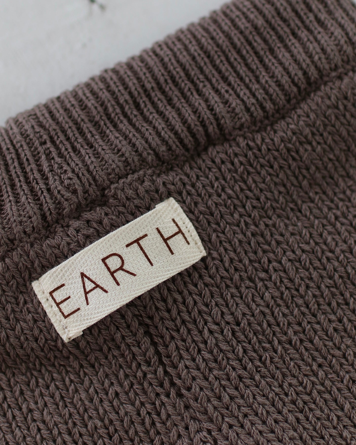 Knit bottom - Brown [EARTH THE ARCHIVE] (26AW)