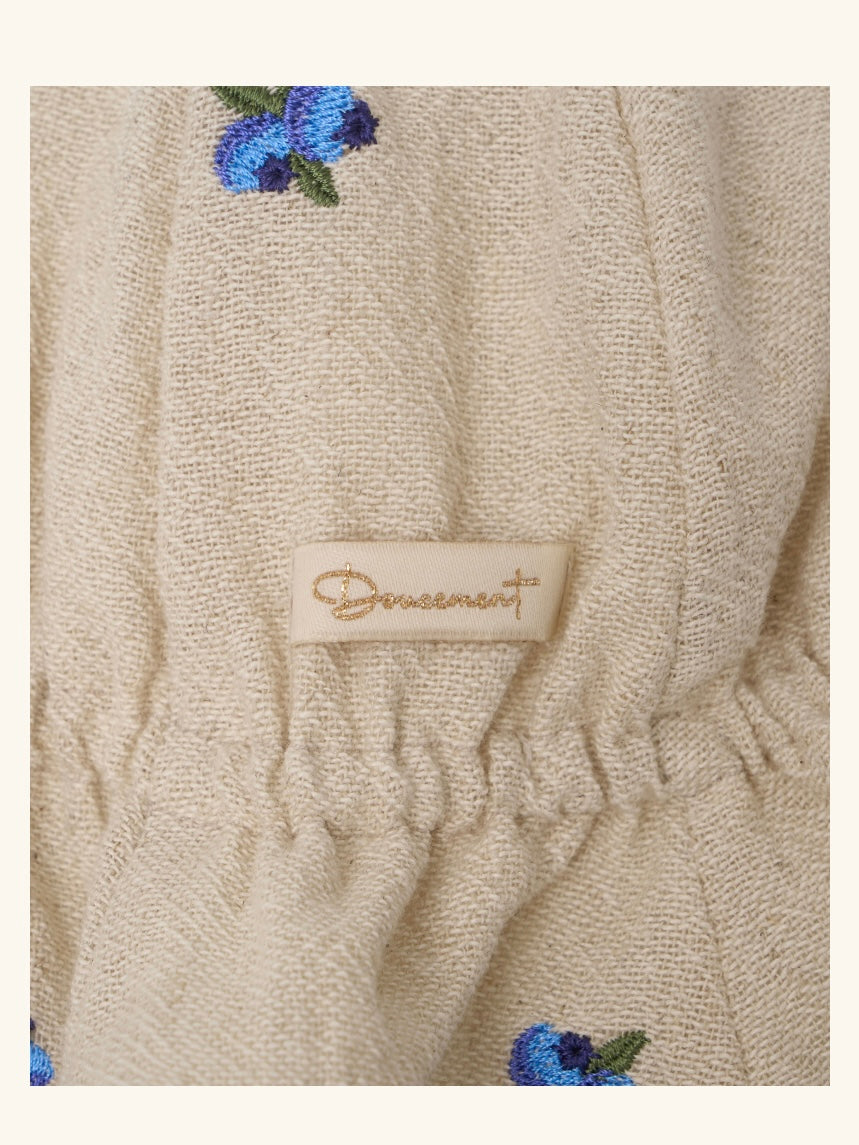 Blueberry Linen Bucket Hat [Doucement] (26SS)
