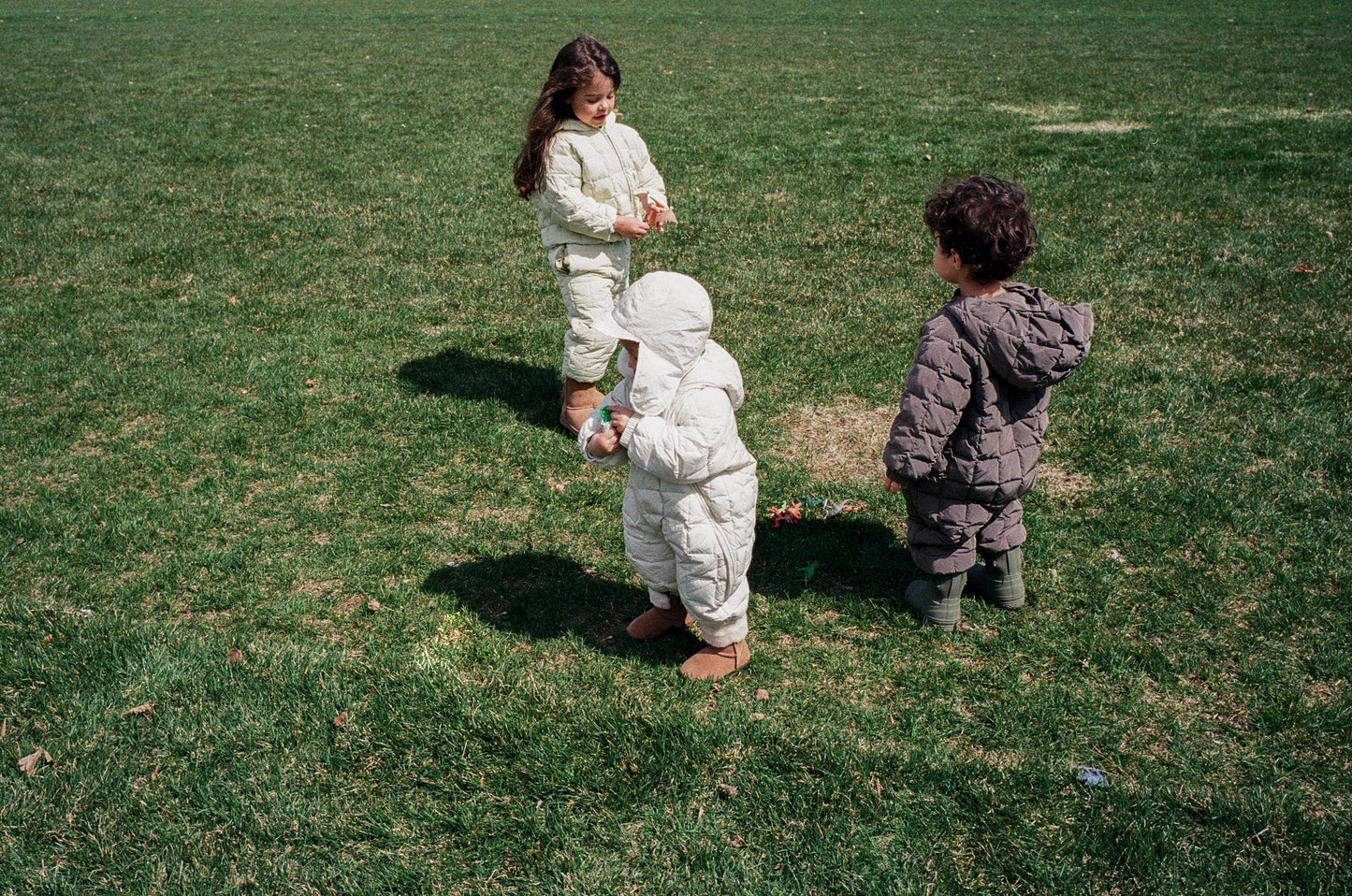 Lightweight padded jumpsuit - Light Olive [EARTH THE ARCHIVE] (26AW)