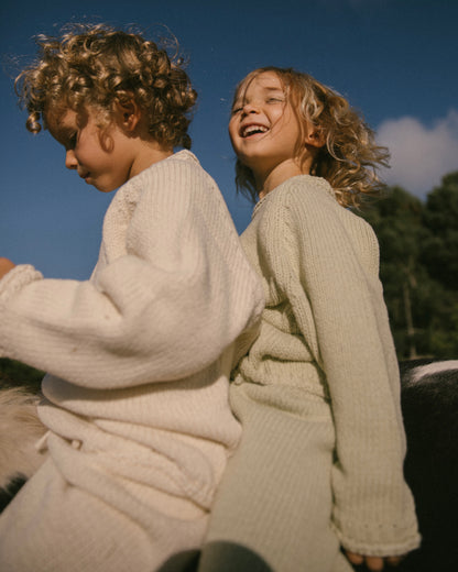 Knit top - Light Olive [EARTH THE ARCHIVE] (26AW)