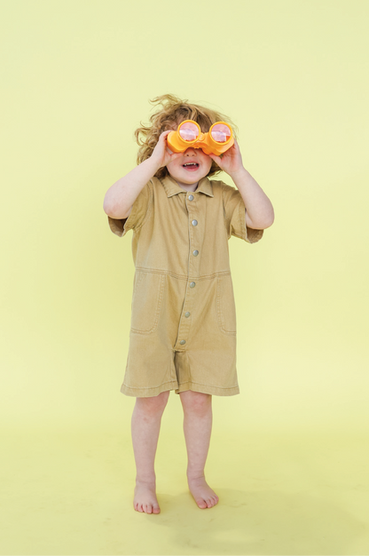 Summer Short Boilersuit - Mustard [GROWN] (25SS)