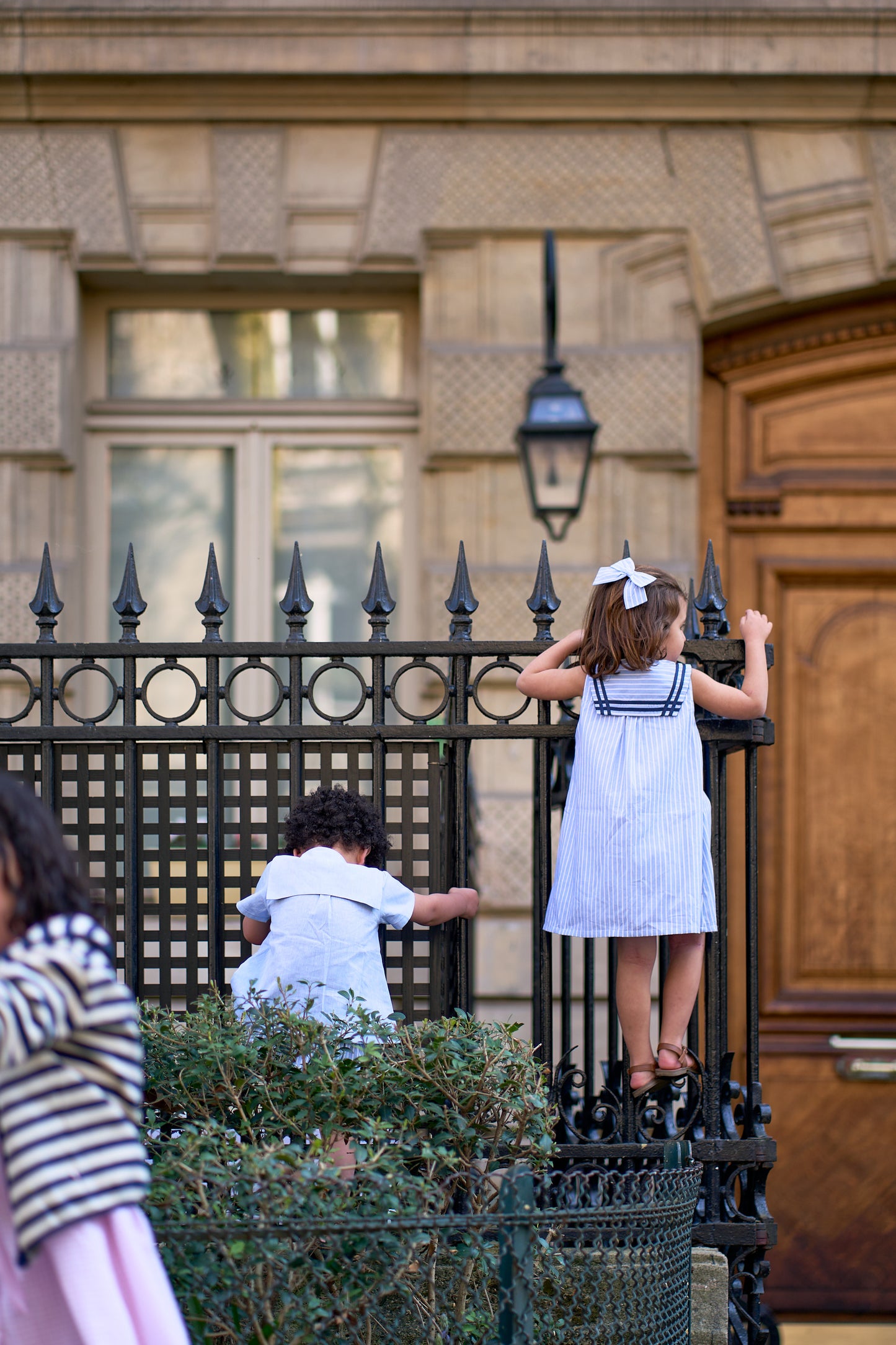 Dress LUCO - ice blue stripes [Maison Marelle] (26SS)