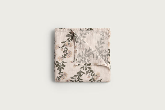 [garbo&friends] Honeysuckle Muslin  Swaddle Blanket