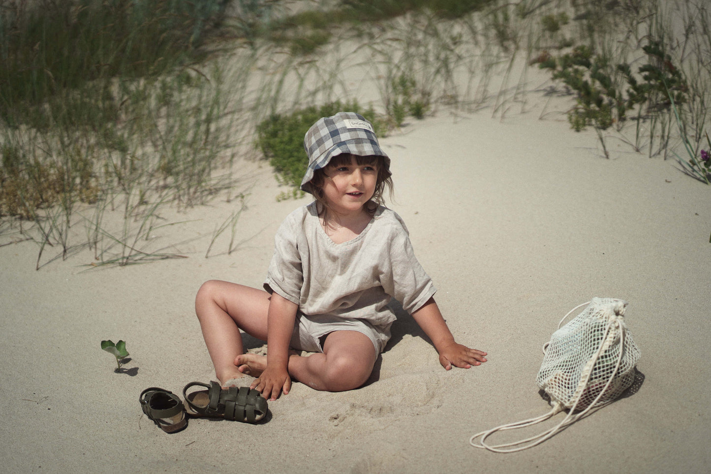 【オーダー会】'NO EARS' LINEN HAT [SHOMKA] 【2026年4月中旬以降順次発送】