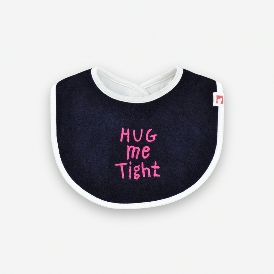 Lettering Bib - Deep navy [mwahmwah]【2026年7月下旬以降順次発送】
