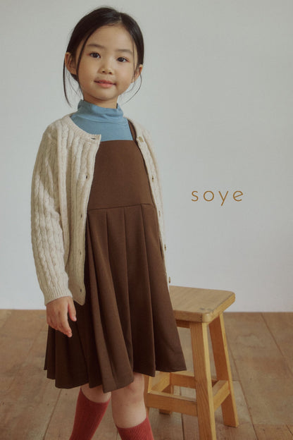 [soye] cashmere cable cardigan / beige