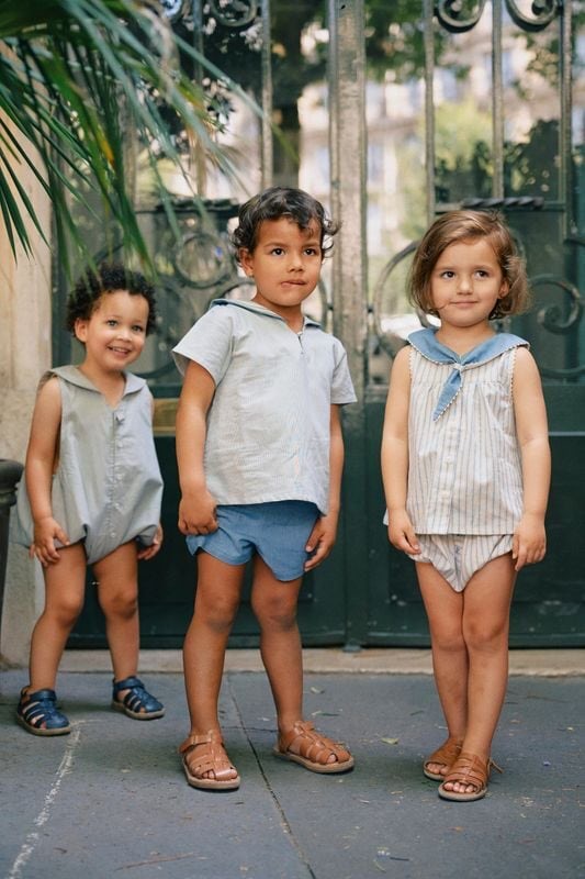Short SUFFREN- blue denim [Maison Marelle](25SS DROP2)