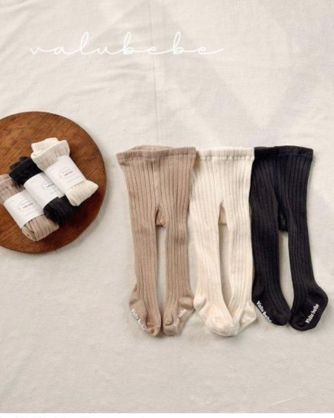 【予約商品】 Valu rib tights [Valubebe] (26SS) 【2026年3月中旬以降順次発送】