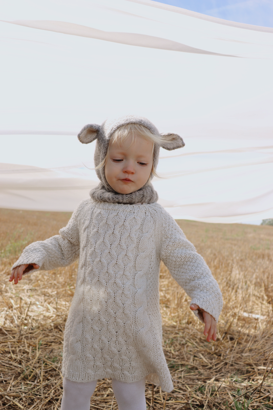 【オーダー会】 Fairy Balaclava Alpaca & Silk - Light Gray  [GANG OF KIDS / ギャングオブキッズ] 【2025年11月中旬頃発送予定】